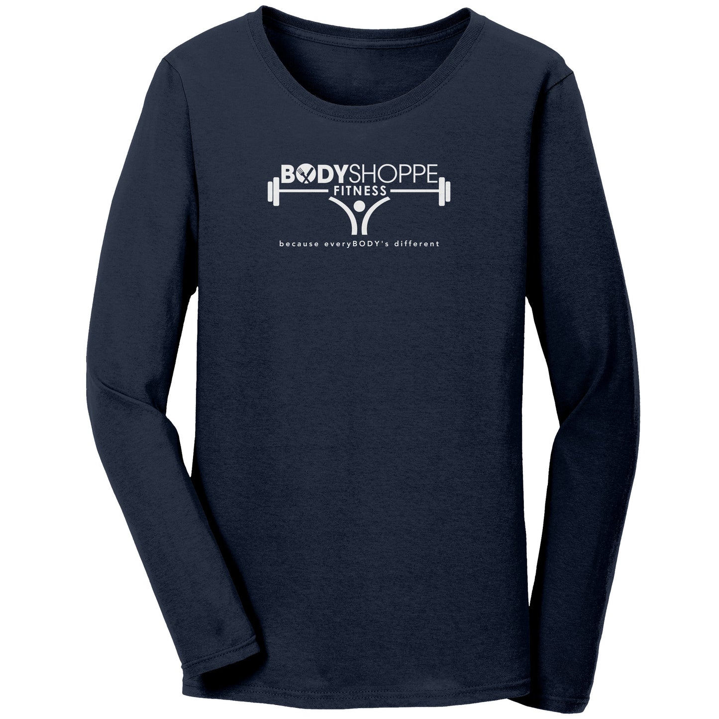 BSF - Bella Ladies Jersey LS Large Logo - Custom order