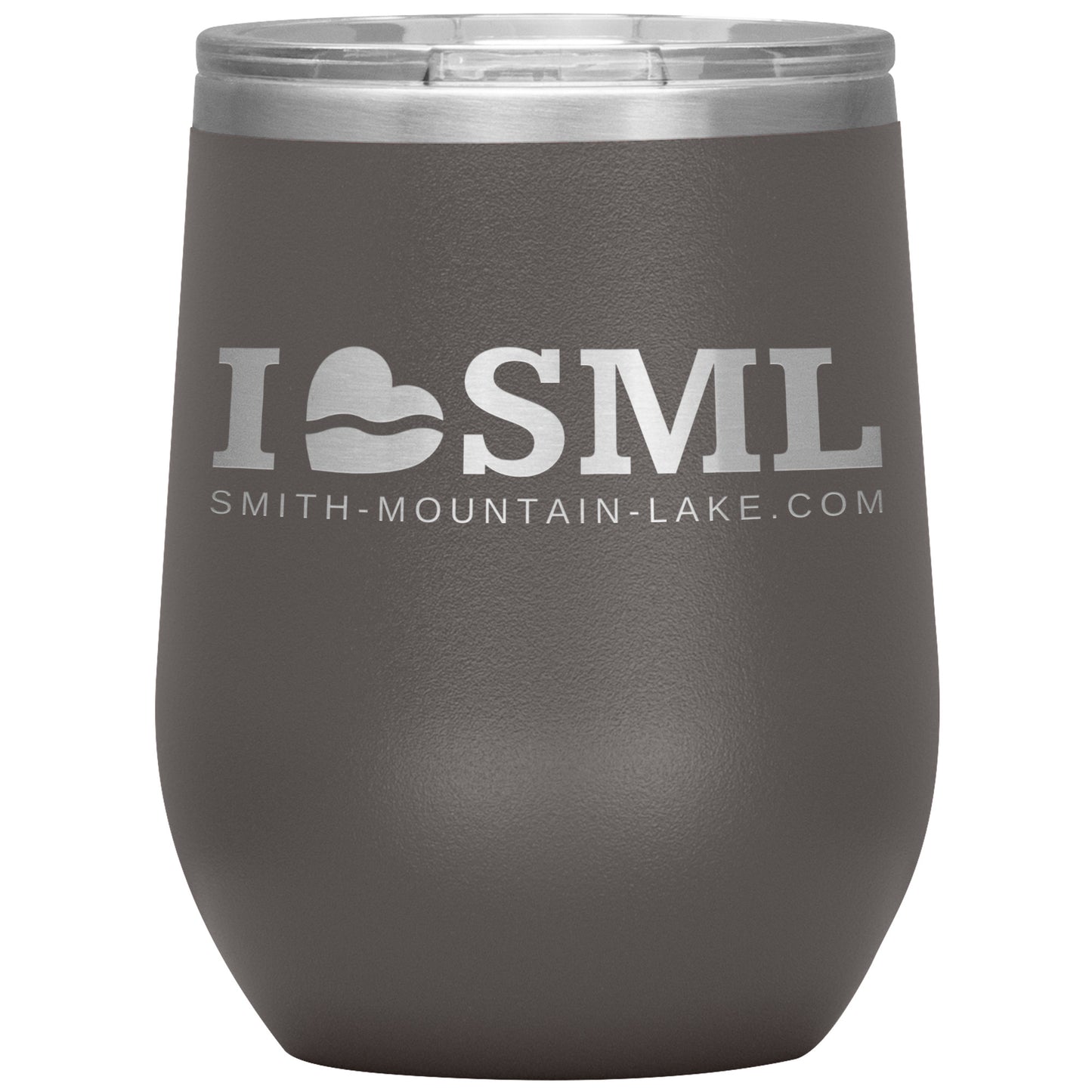 I Love Smith Mountain Lake Insulated Wine Tumbler