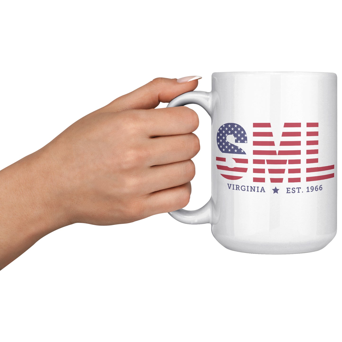 Patriotic Smith Mountain Lake, VA, Coffee Mug