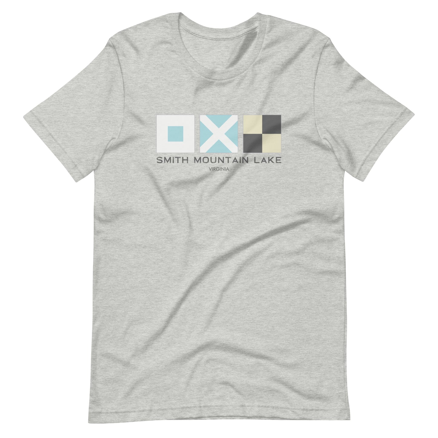 Smith Mountain Lake (SML) Nautical Flags Unisex Tshirt