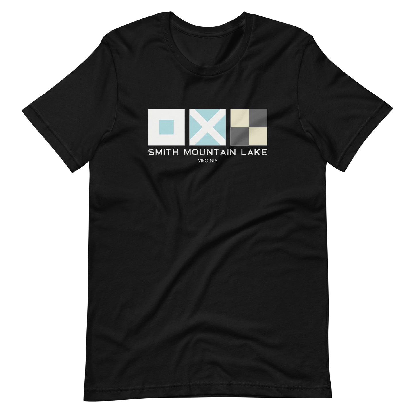 Smith Mountain Lake (SML) Nautical Flags Unisex Tshirt