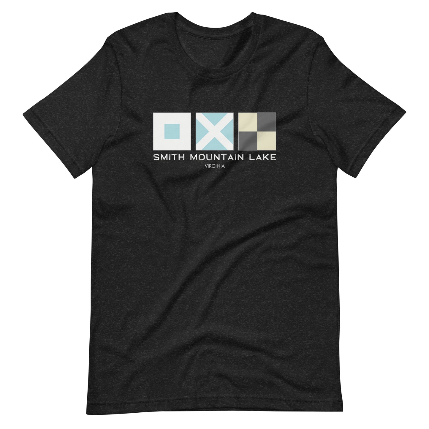 Smith Mountain Lake (SML) Nautical Flags Unisex Tshirt