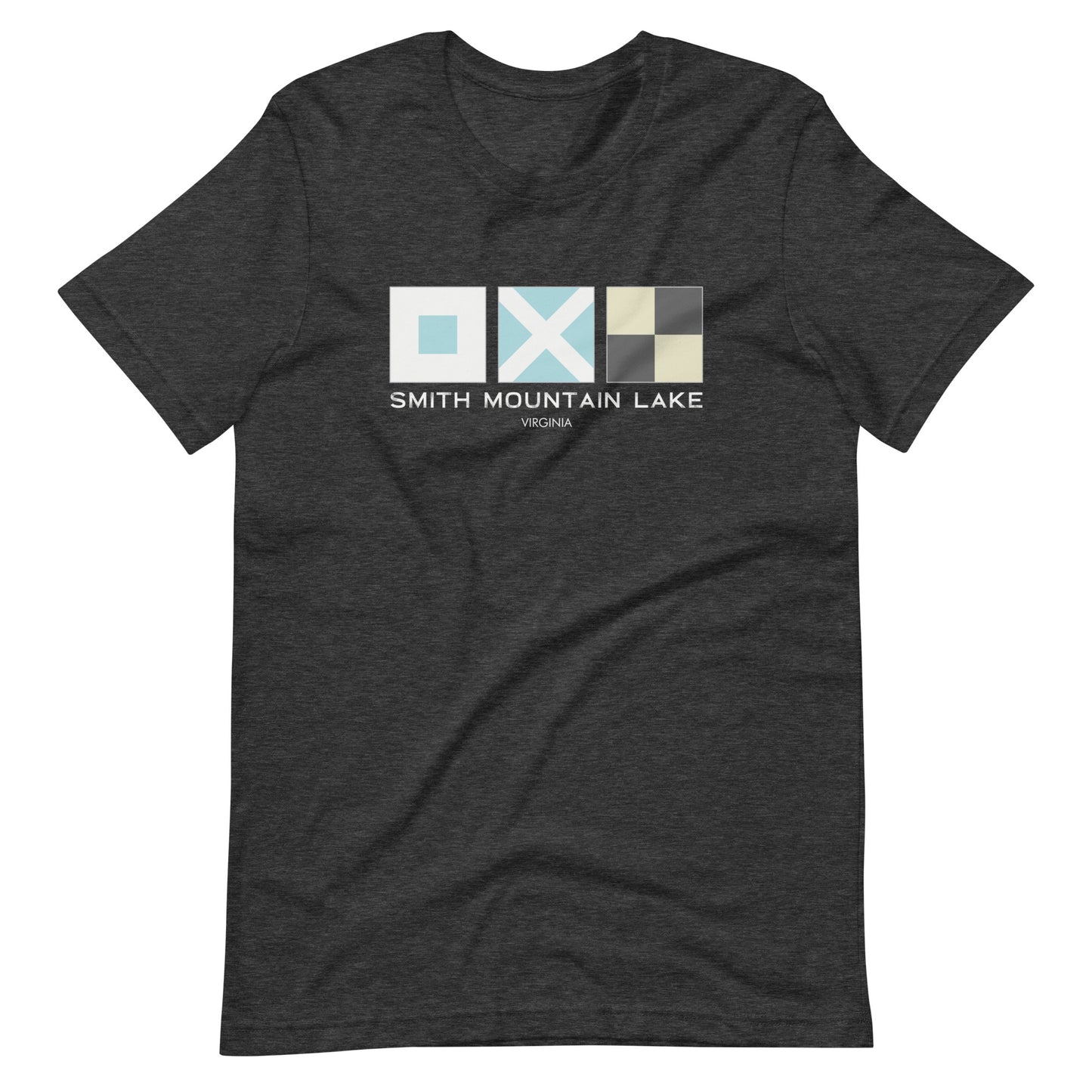 Smith Mountain Lake (SML) Nautical Flags Unisex Tshirt