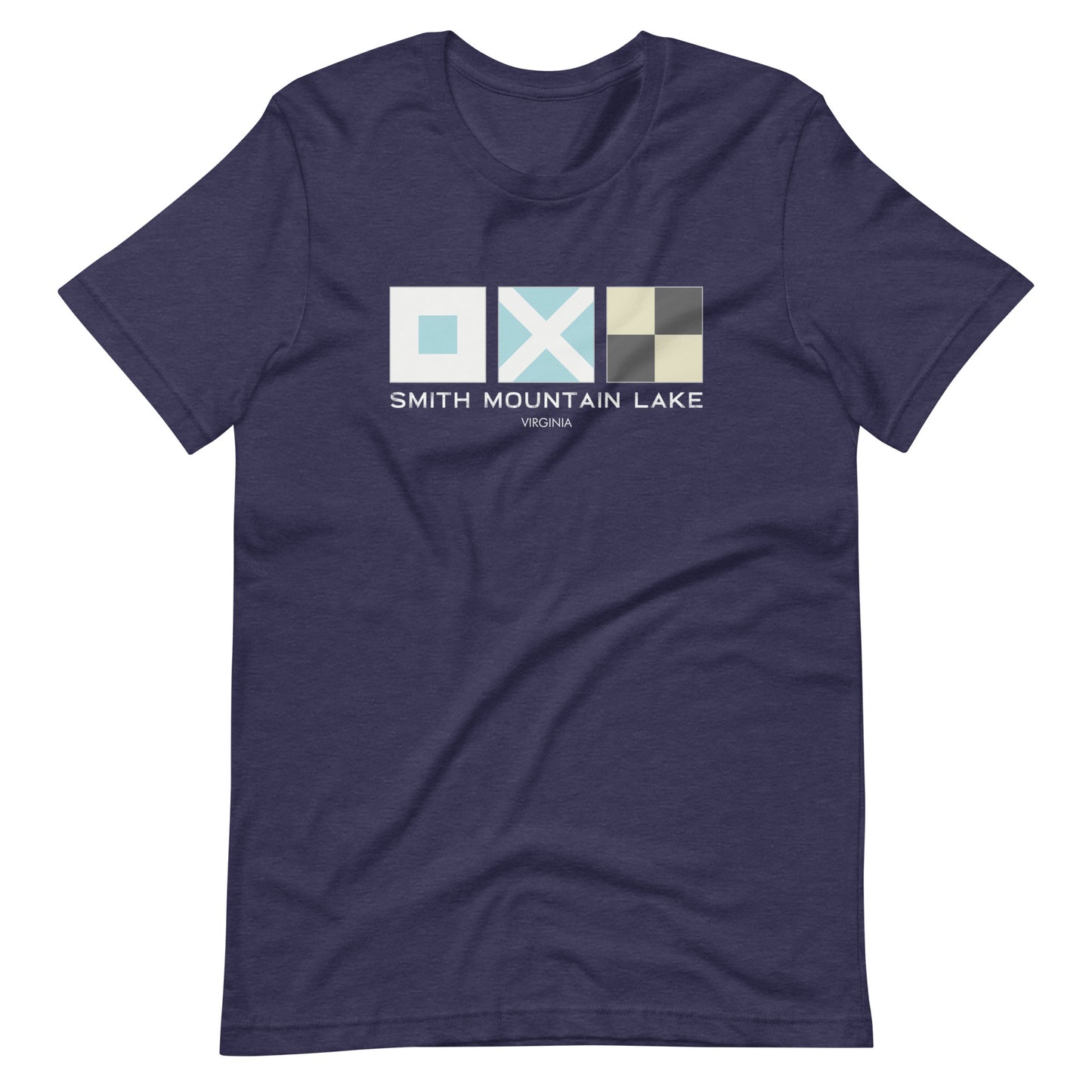 Smith Mountain Lake (SML) Nautical Flags Unisex Tshirt