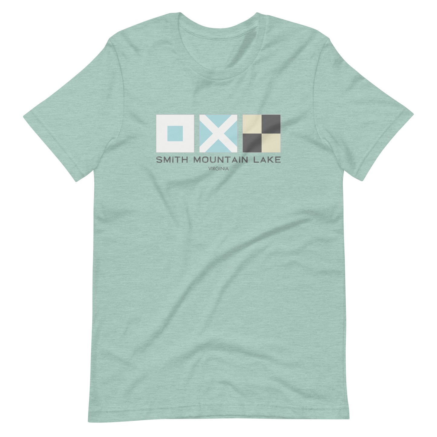 Smith Mountain Lake (SML) Nautical Flags Unisex Tshirt