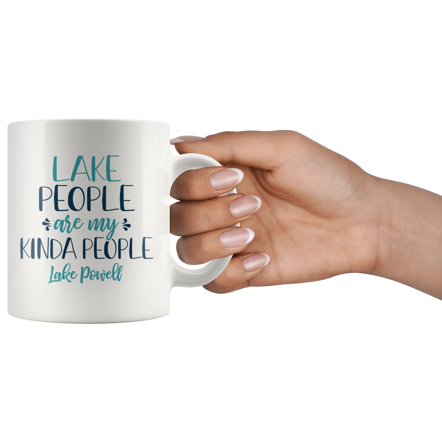 Lake People Are My Kinda People Custom Coffee Mug