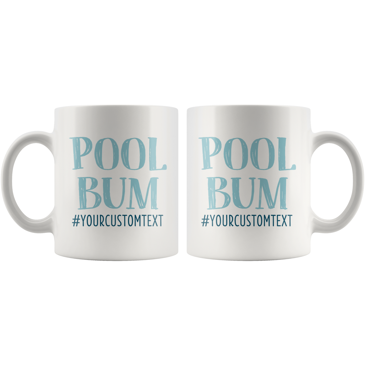 Pool Bum Custom Coffee Mug - 11oz or 15oz