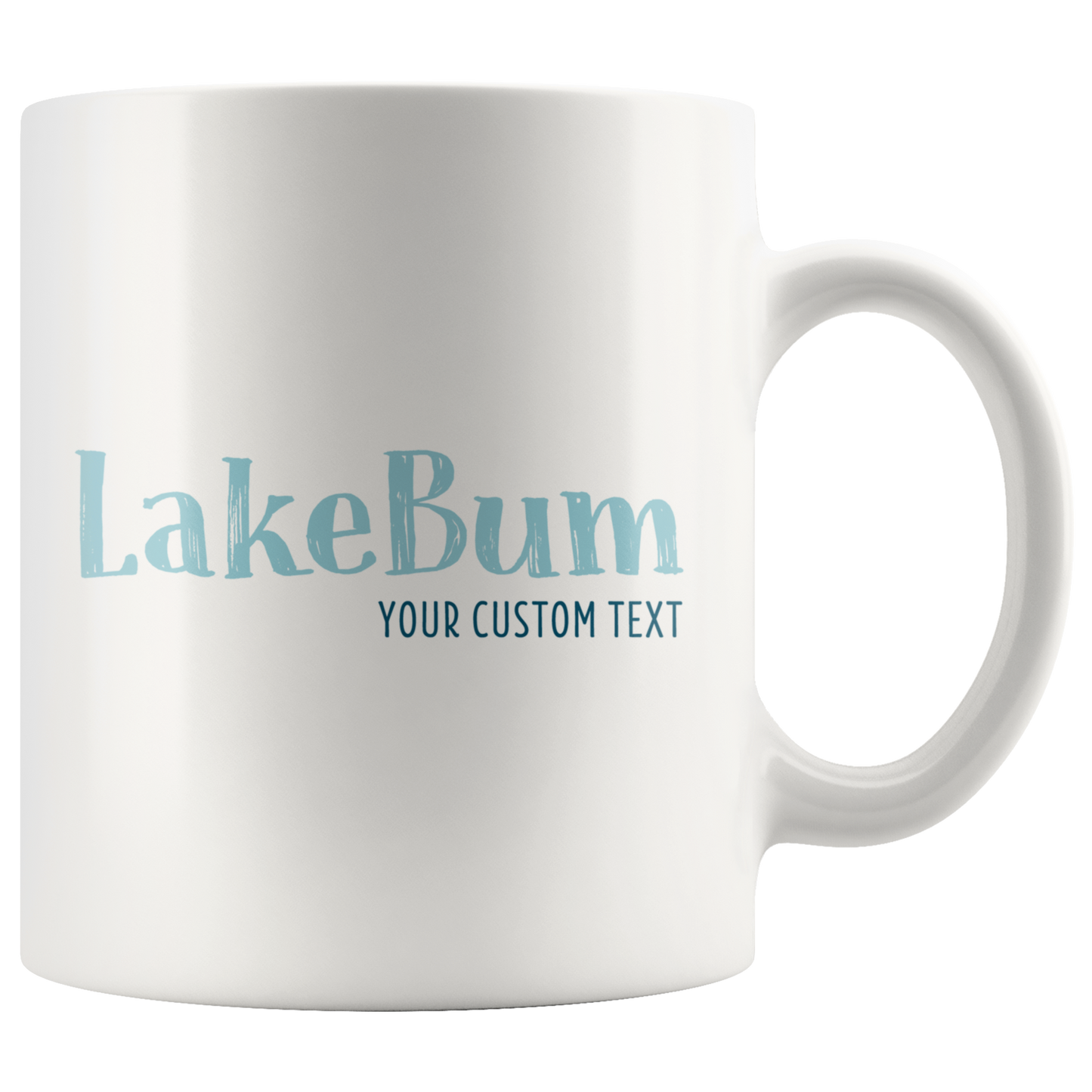 Lake Bum Custom Coffee Mug