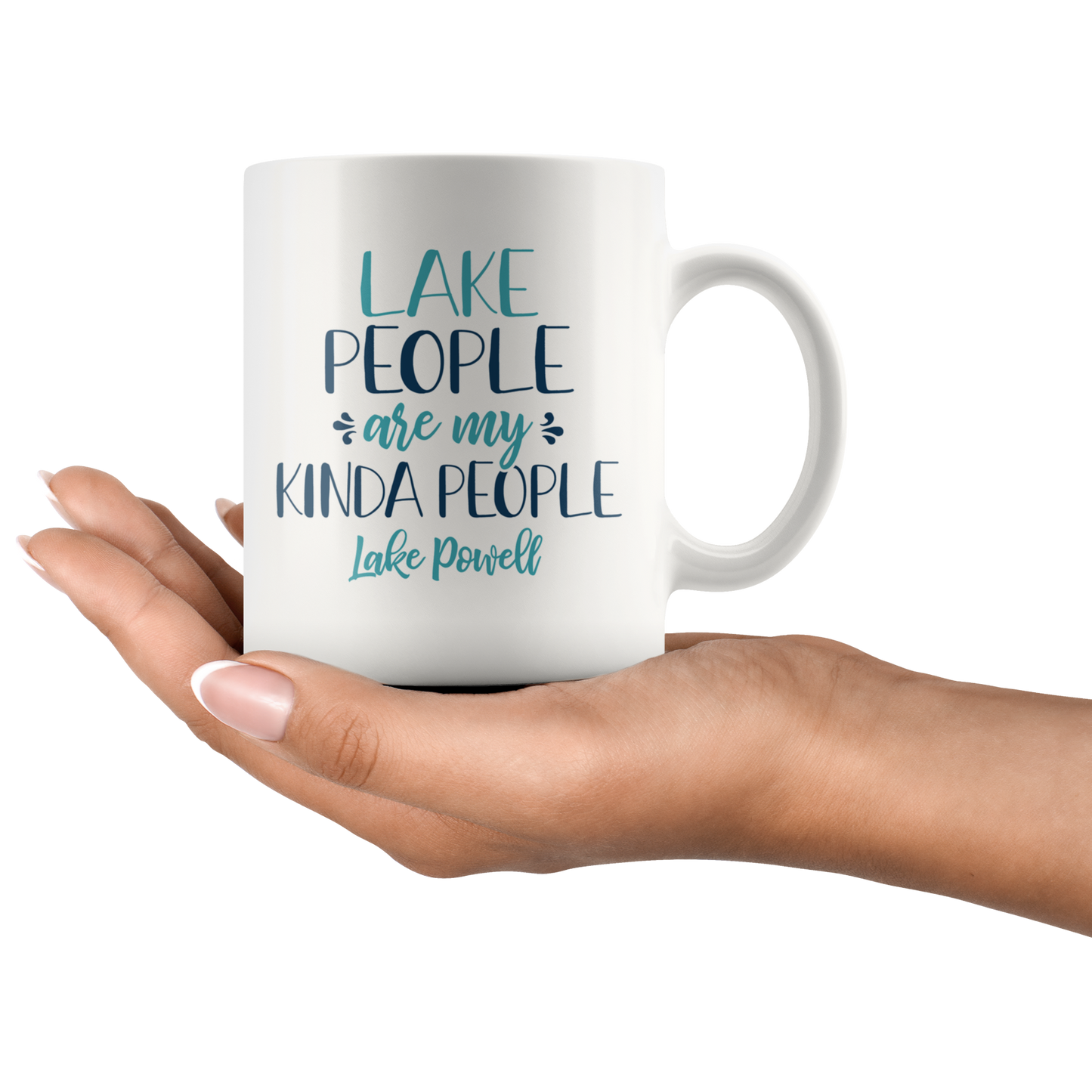 Lake People Are My Kinda People Custom Coffee Mug