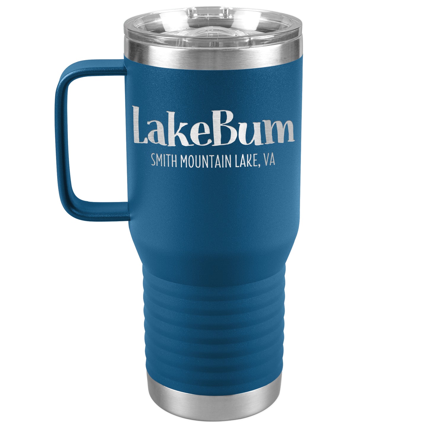 Lake Bum Smith Mountain Lake - Laser Etched Drink Tumbler