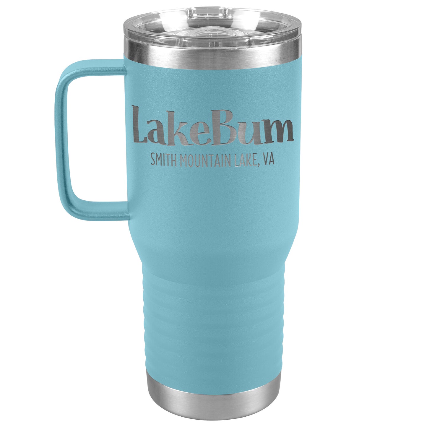 Lake Bum Smith Mountain Lake - Laser Etched Drink Tumbler