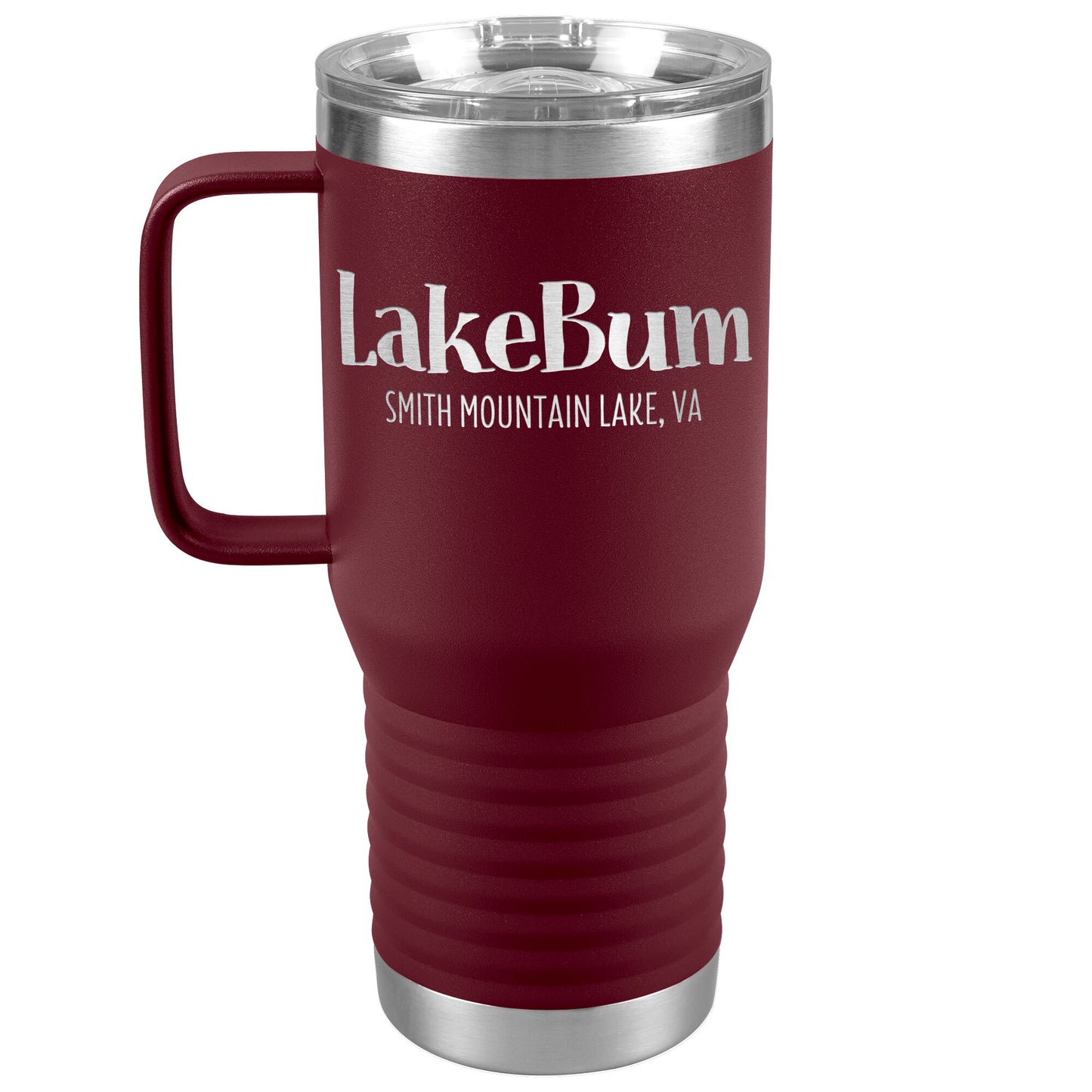 Lake Bum Smith Mountain Lake - Laser Etched Drink Tumbler