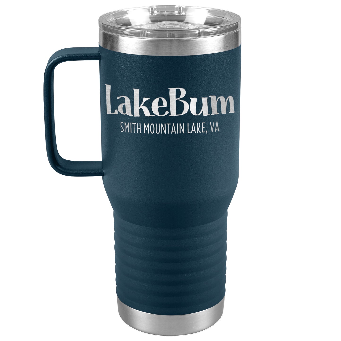 Lake Bum Smith Mountain Lake - Laser Etched Drink Tumbler