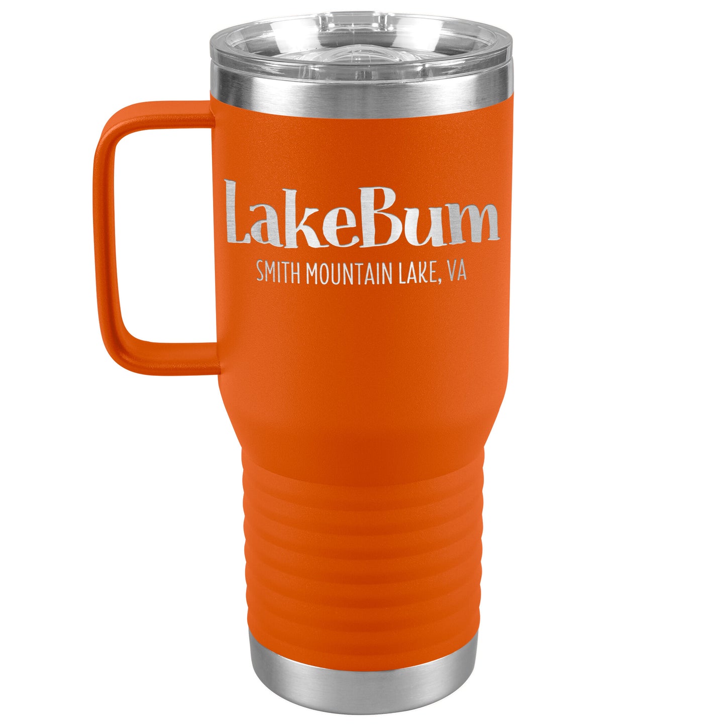 Lake Bum Smith Mountain Lake - Laser Etched Drink Tumbler