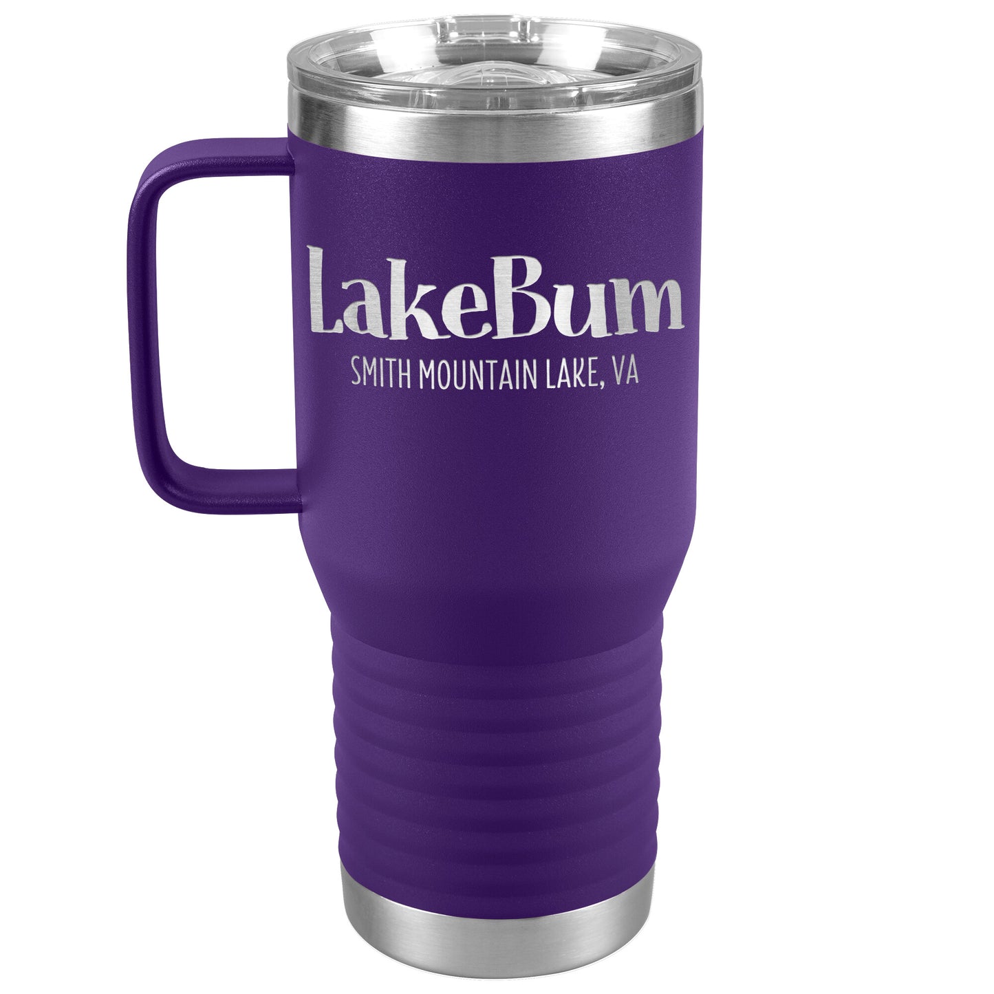 Lake Bum Smith Mountain Lake - Laser Etched Drink Tumbler