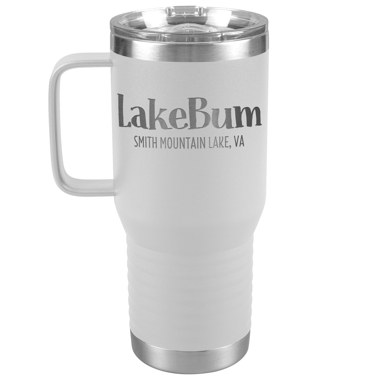 Lake Bum Smith Mountain Lake - Laser Etched Drink Tumbler