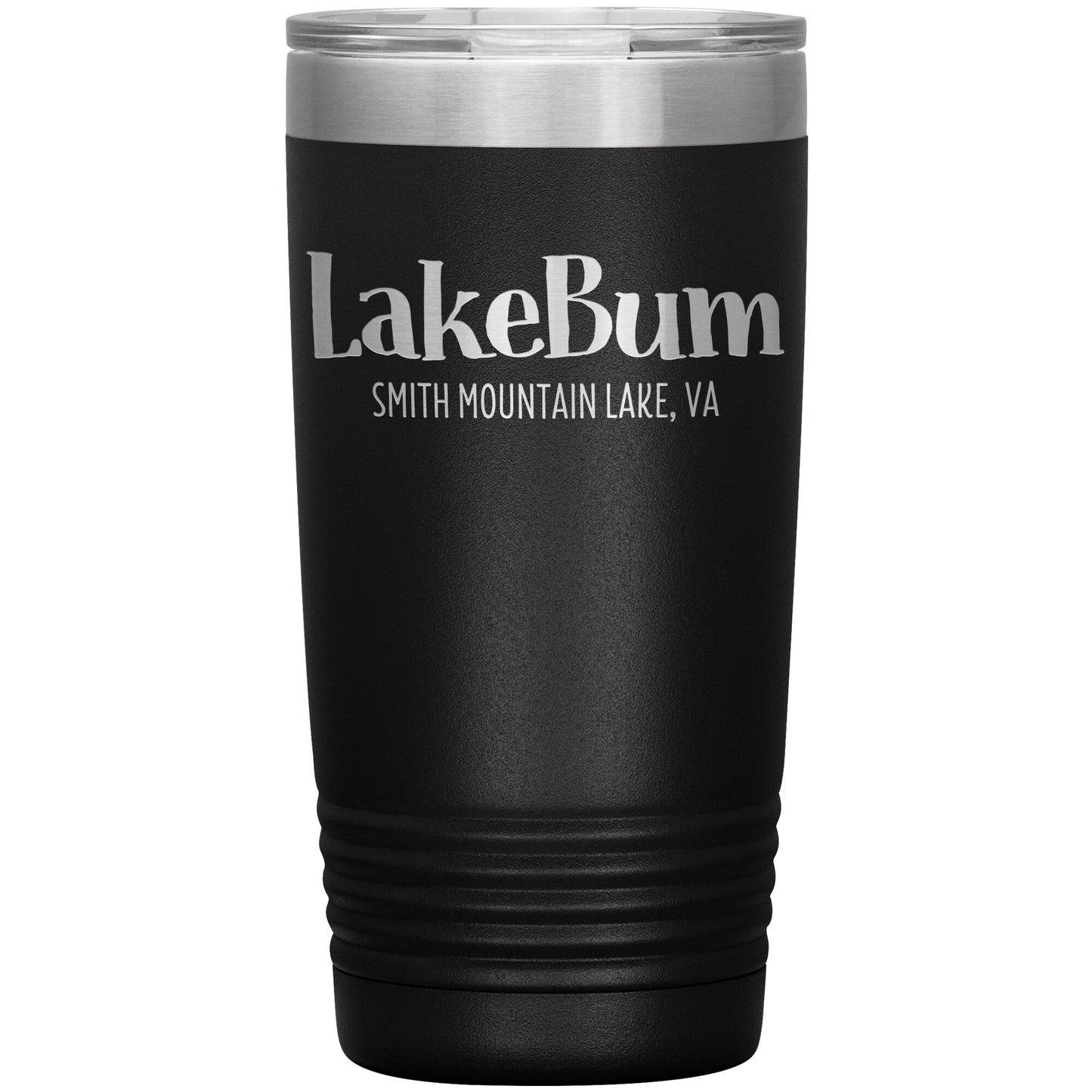 Lake Bum Smith Mountain Lake - Laser Etched Drink Tumbler
