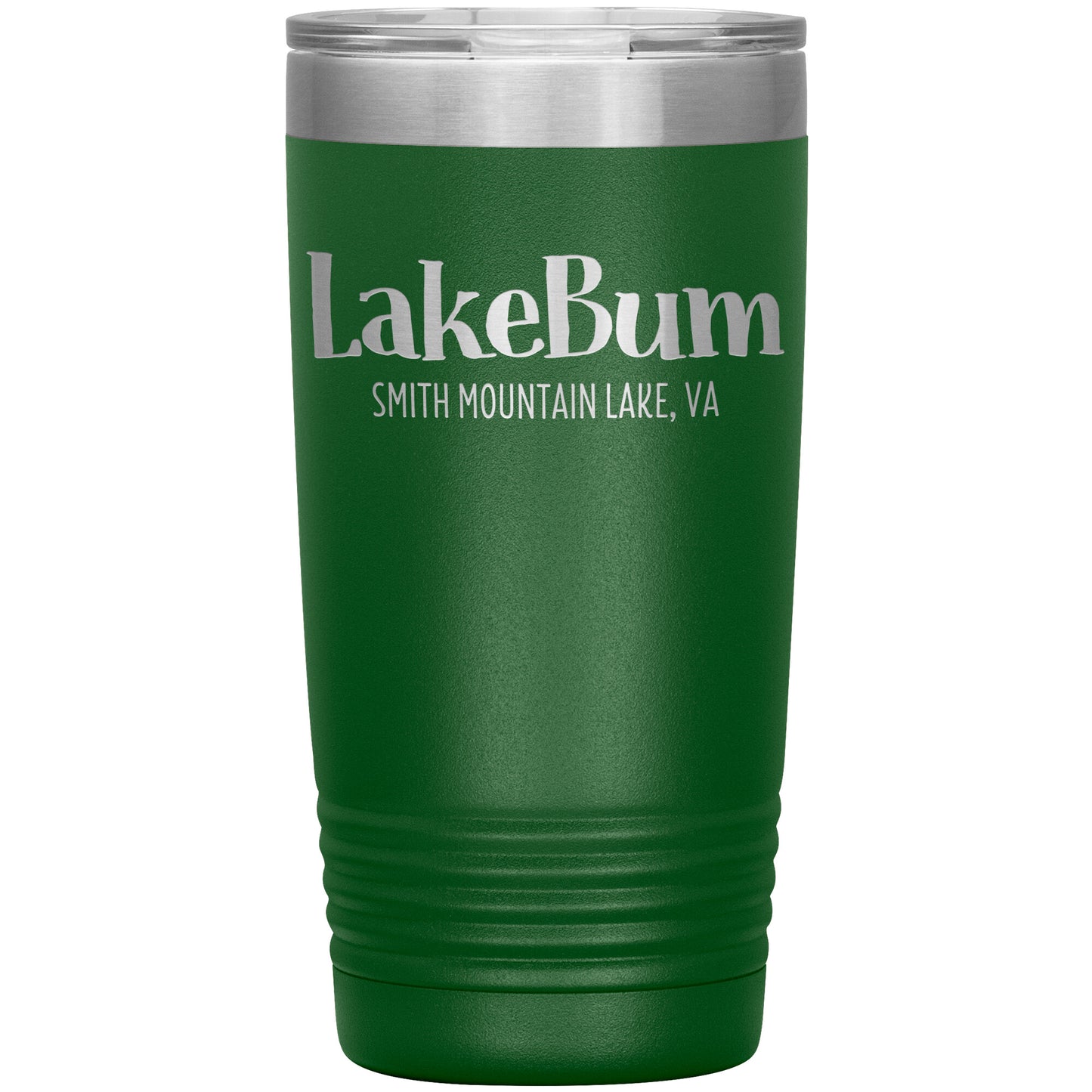 Lake Bum Smith Mountain Lake - Laser Etched Drink Tumbler
