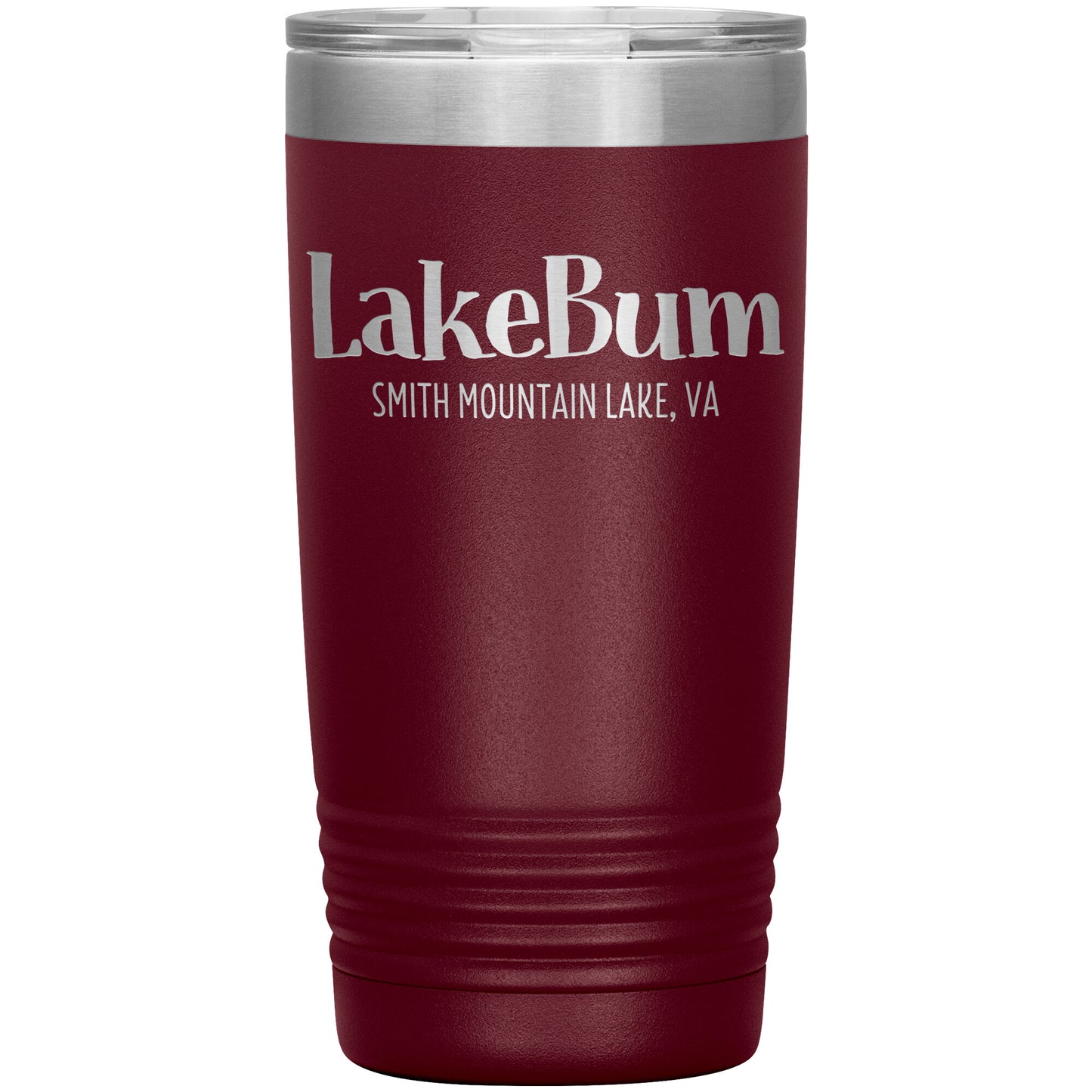 Lake Bum Smith Mountain Lake - Laser Etched Drink Tumbler