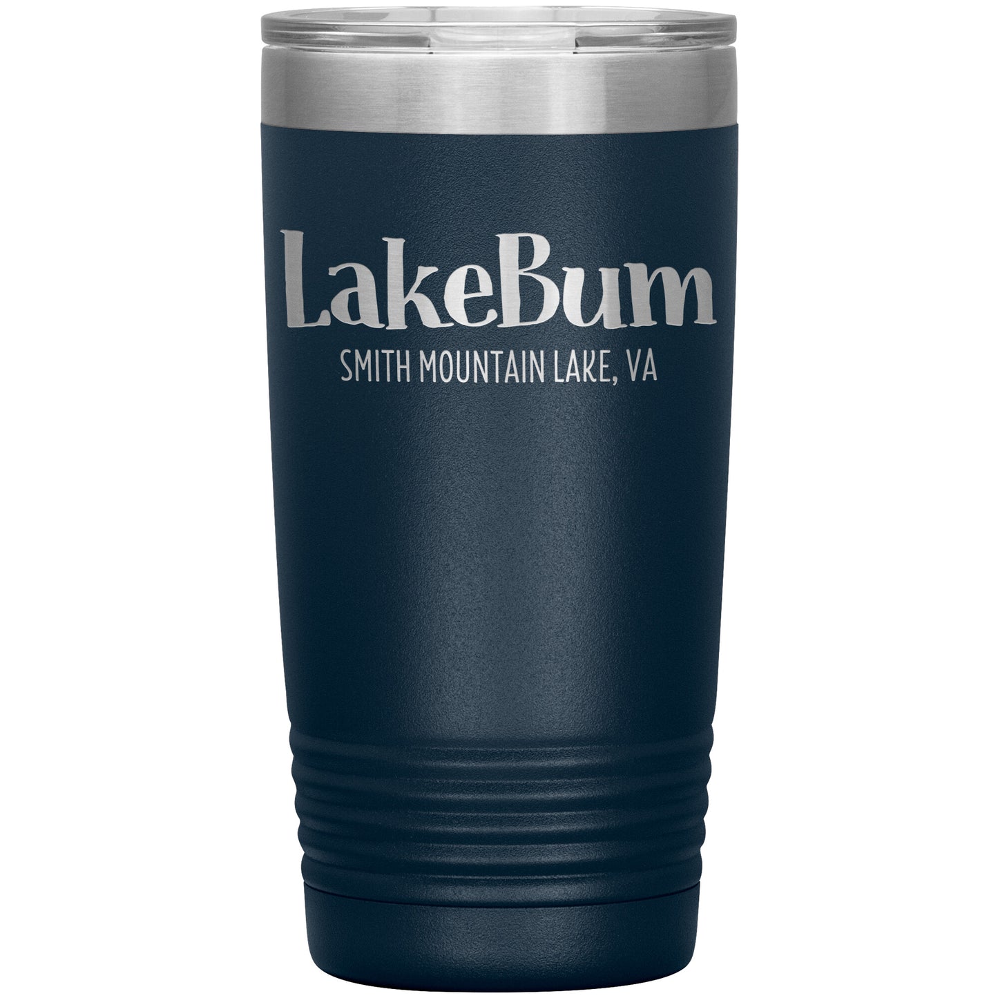 Lake Bum Smith Mountain Lake - Laser Etched Drink Tumbler