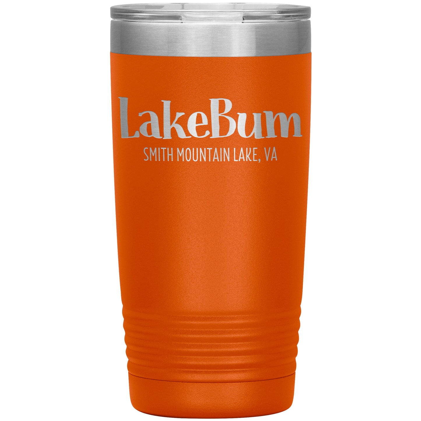 Lake Bum Smith Mountain Lake - Laser Etched Drink Tumbler