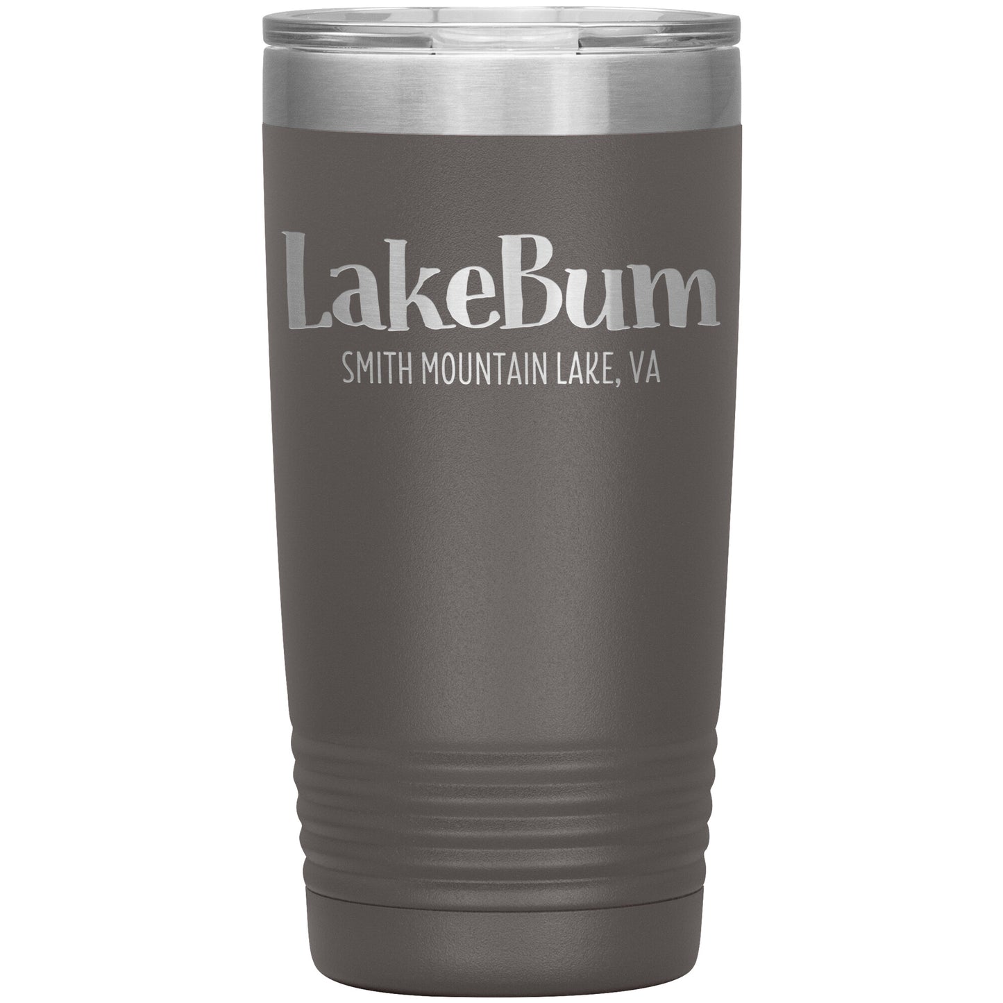Lake Bum Smith Mountain Lake - Laser Etched Drink Tumbler