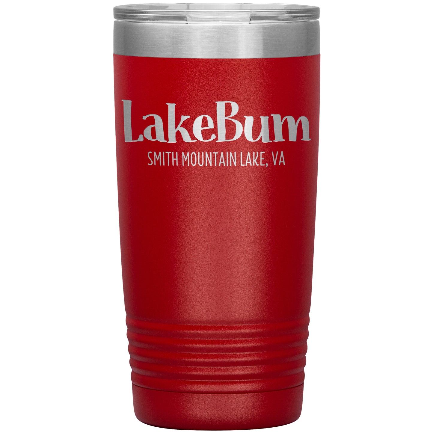 Lake Bum Smith Mountain Lake - Laser Etched Drink Tumbler