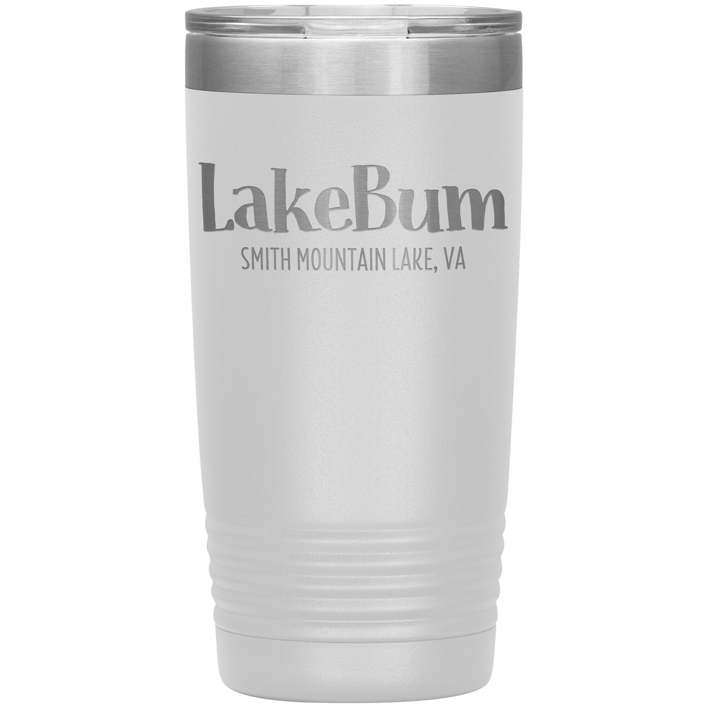 Lake Bum Smith Mountain Lake - Laser Etched Drink Tumbler