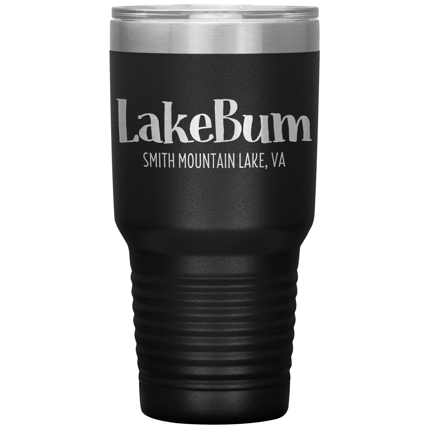 Lake Bum Smith Mountain Lake - Laser Etched Drink Tumbler