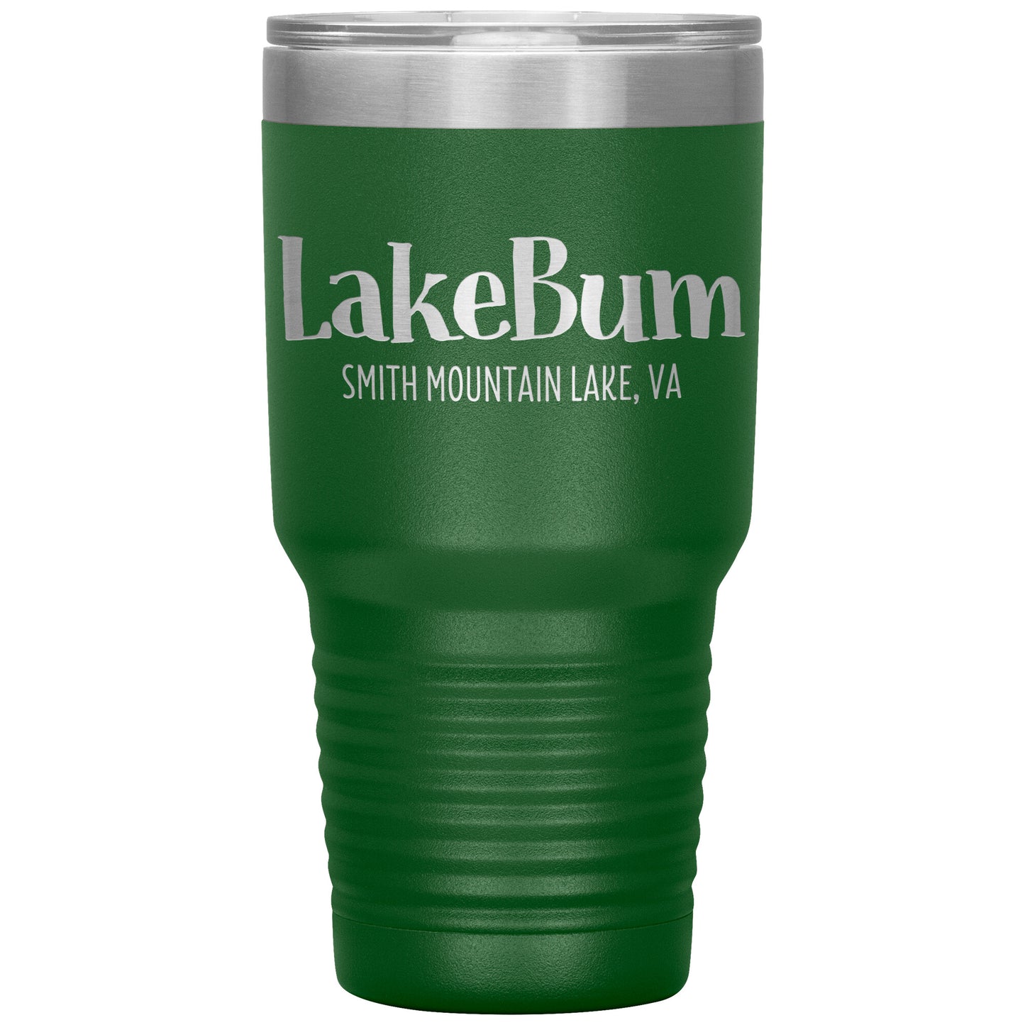 Lake Bum Smith Mountain Lake - Laser Etched Drink Tumbler