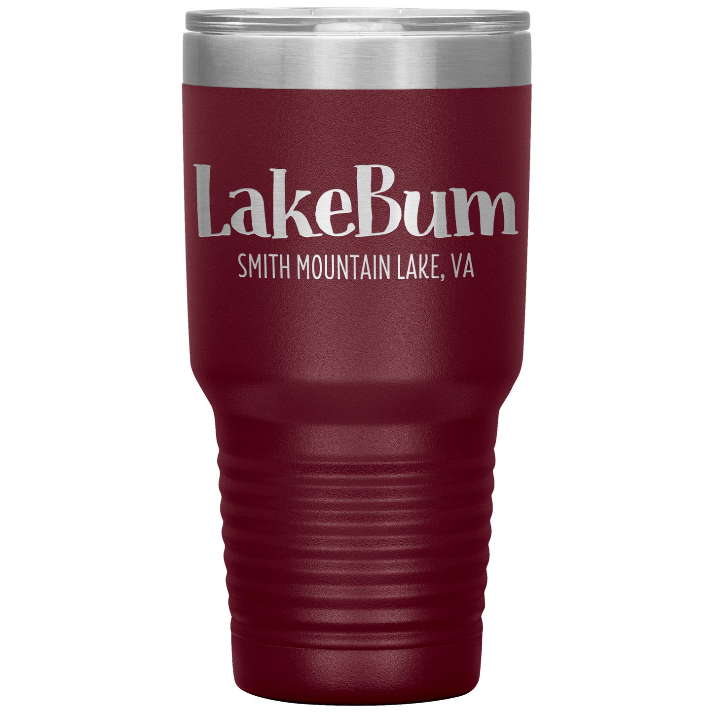 Lake Bum Smith Mountain Lake - Laser Etched Drink Tumbler