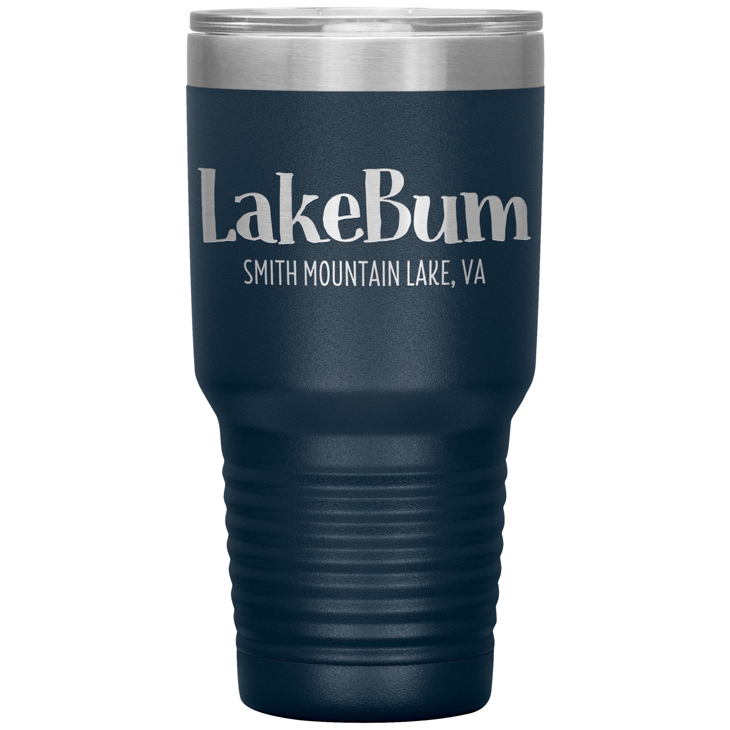 Lake Bum Smith Mountain Lake - Laser Etched Drink Tumbler