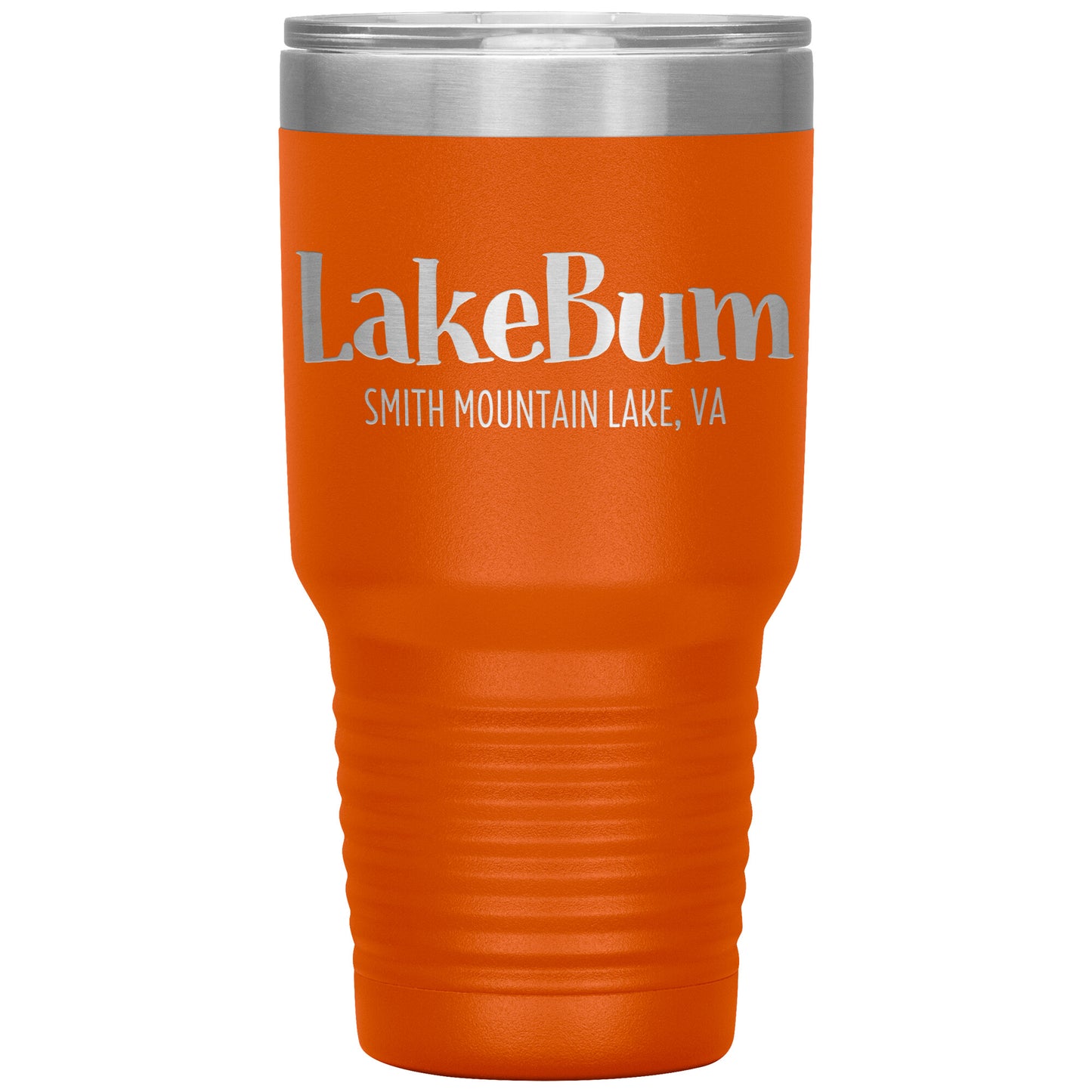 Lake Bum Smith Mountain Lake - Laser Etched Drink Tumbler