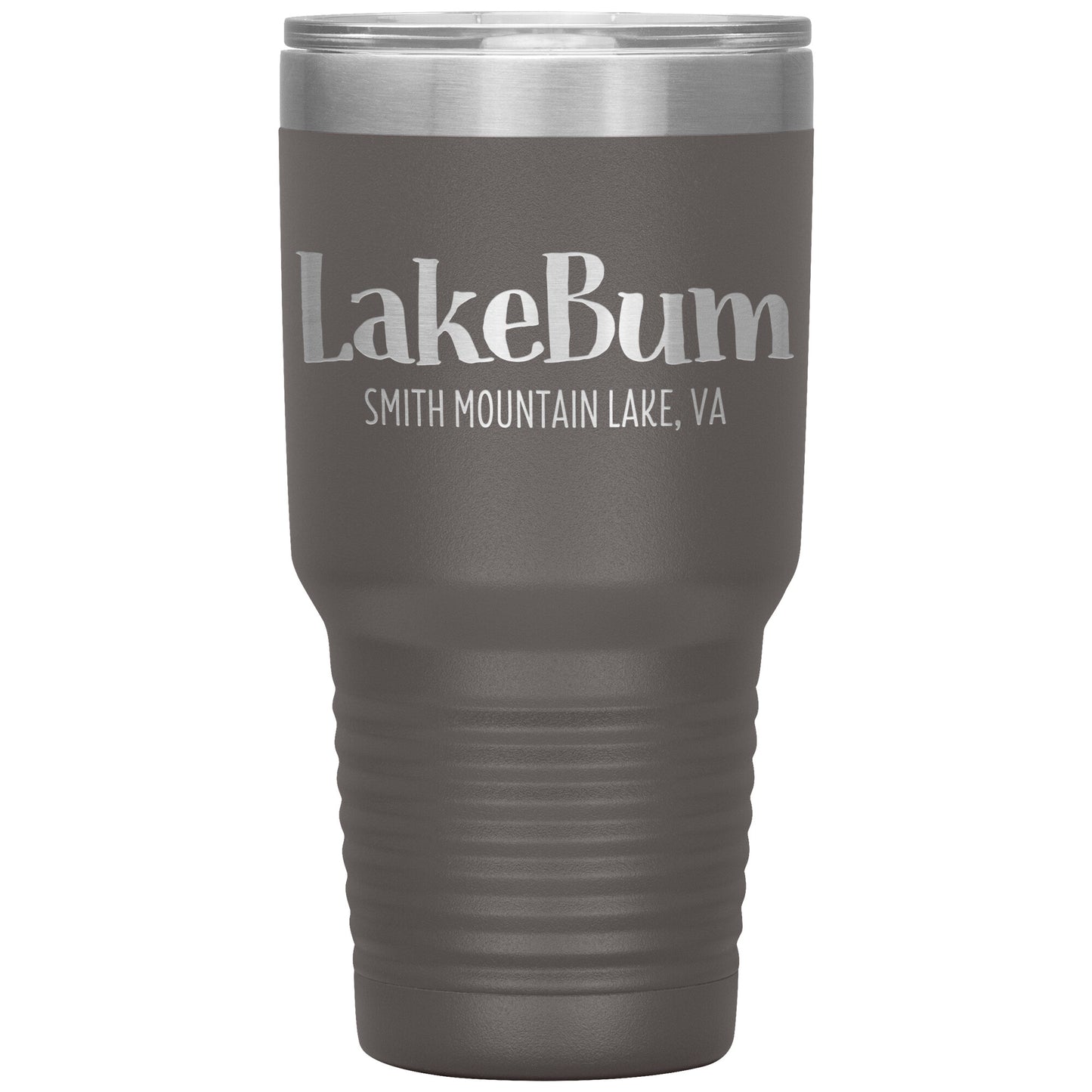 Lake Bum Smith Mountain Lake - Laser Etched Drink Tumbler