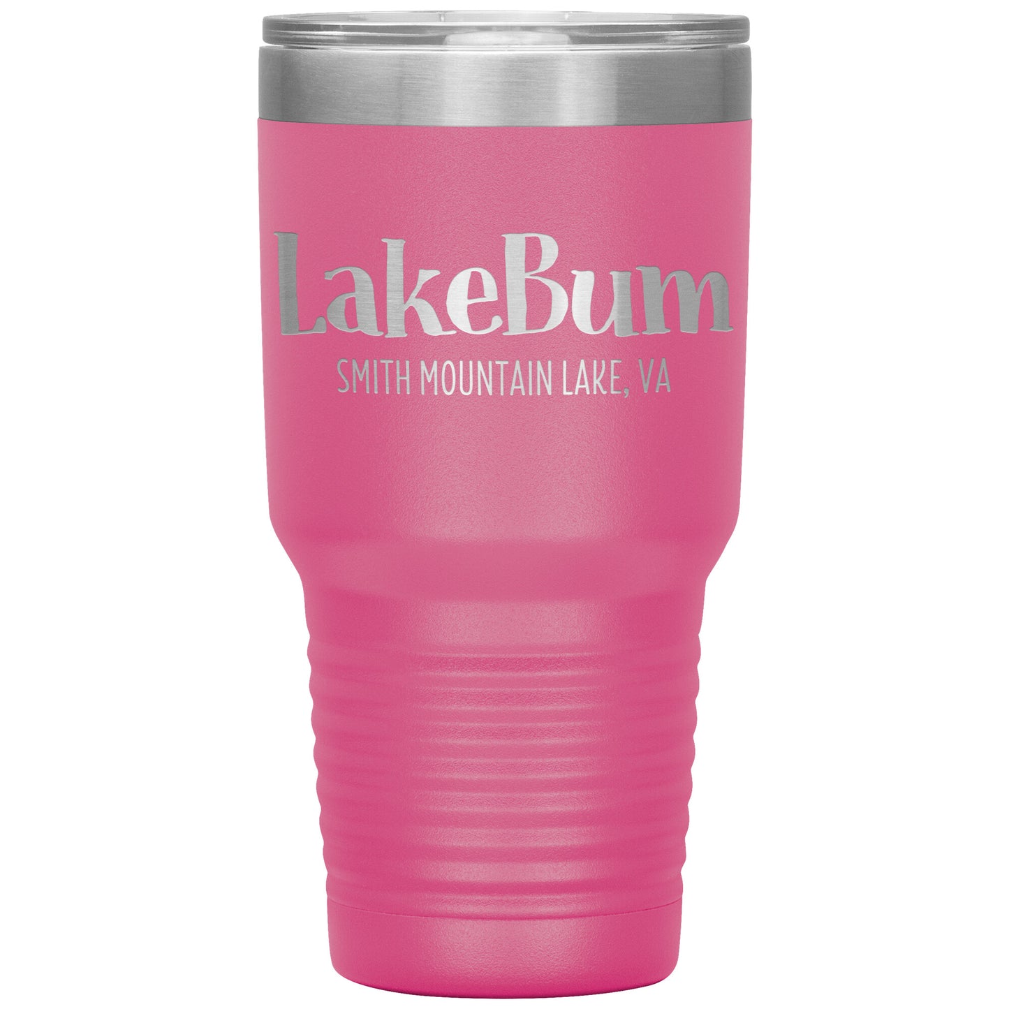 Lake Bum Smith Mountain Lake - Laser Etched Drink Tumbler