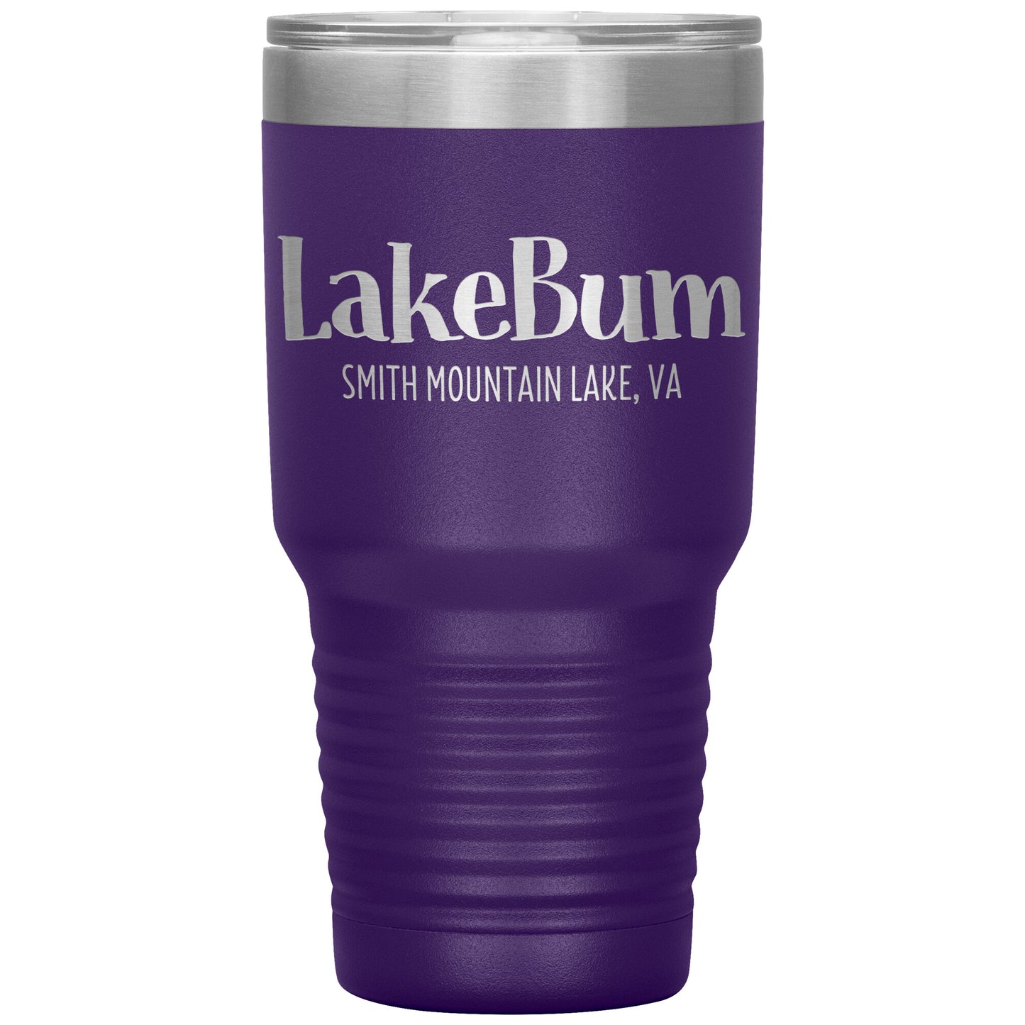 Lake Bum Smith Mountain Lake - Laser Etched Drink Tumbler