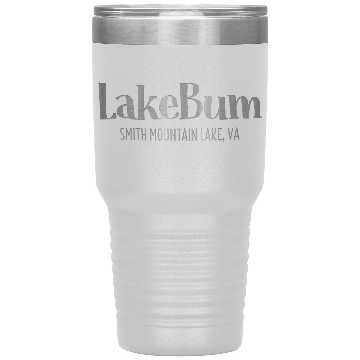 Lake Bum Smith Mountain Lake - Laser Etched Drink Tumbler