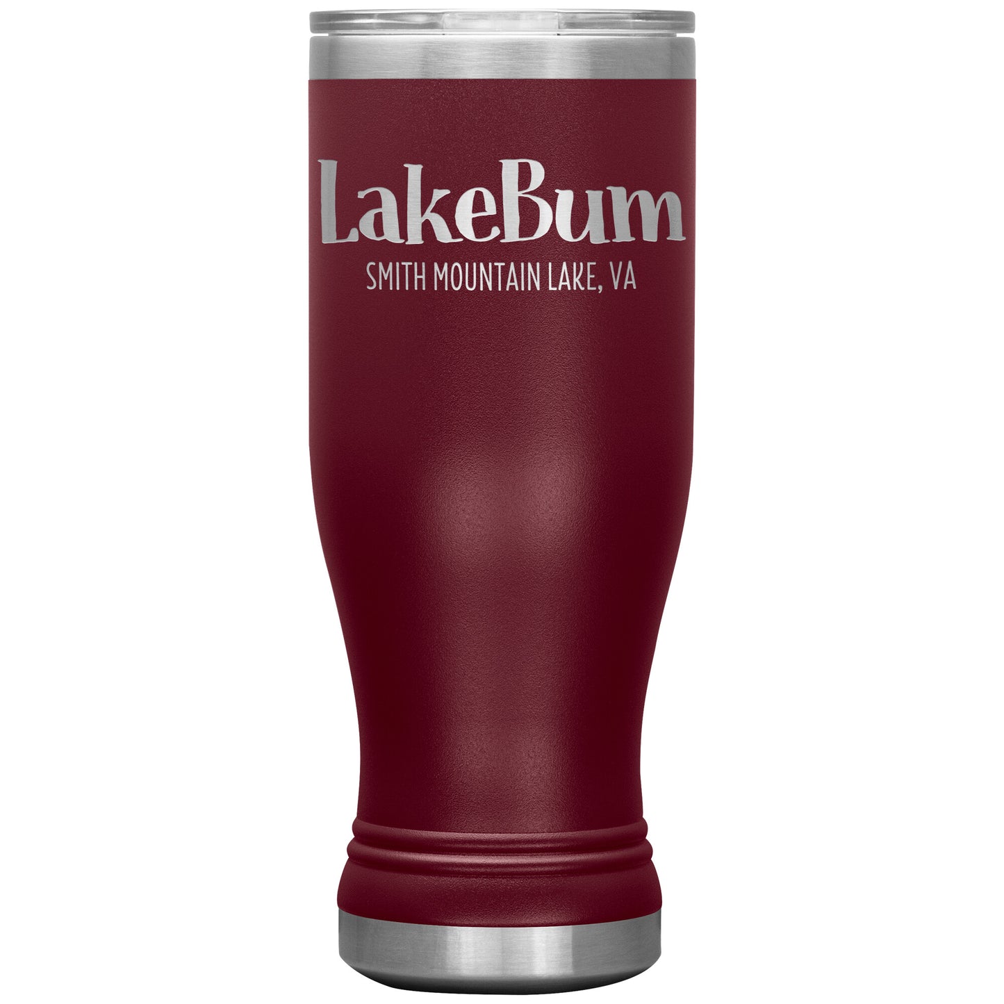 Lake Bum Smith Mountain Lake - Laser Etched Drink Tumbler