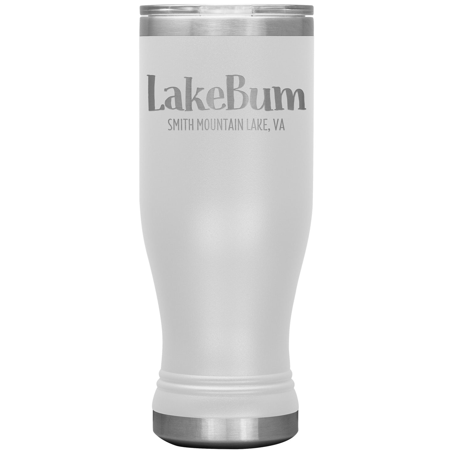 Lake Bum Smith Mountain Lake - Laser Etched Drink Tumbler