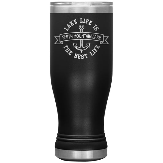 Lake Life is the Best Life Smith Mountain Lake - Laser Etched Drink Tumbler