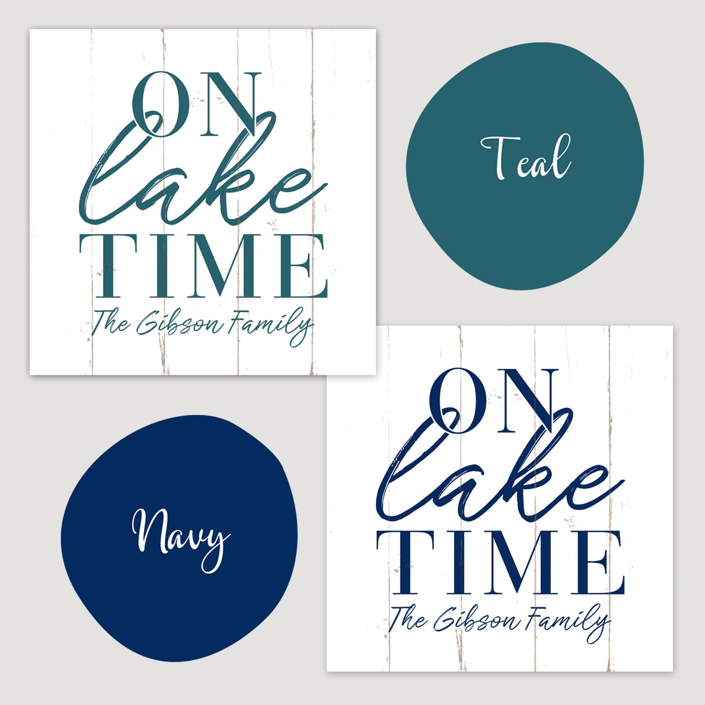 On Lake Time - Custom Smith Mountain Lake Home Decor