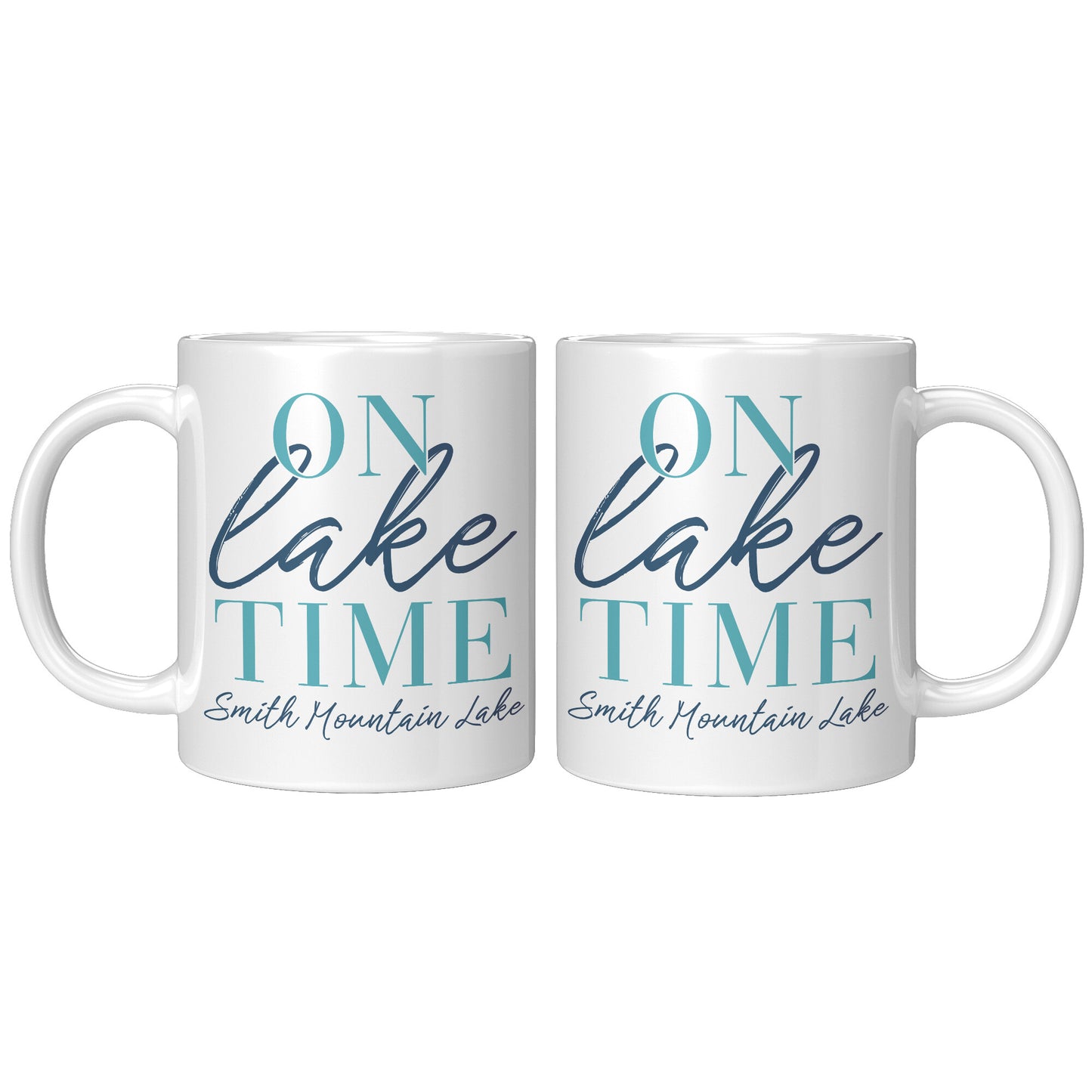 On Lake Time - Smith Mountain Lake, VA Custom Coffee Mug