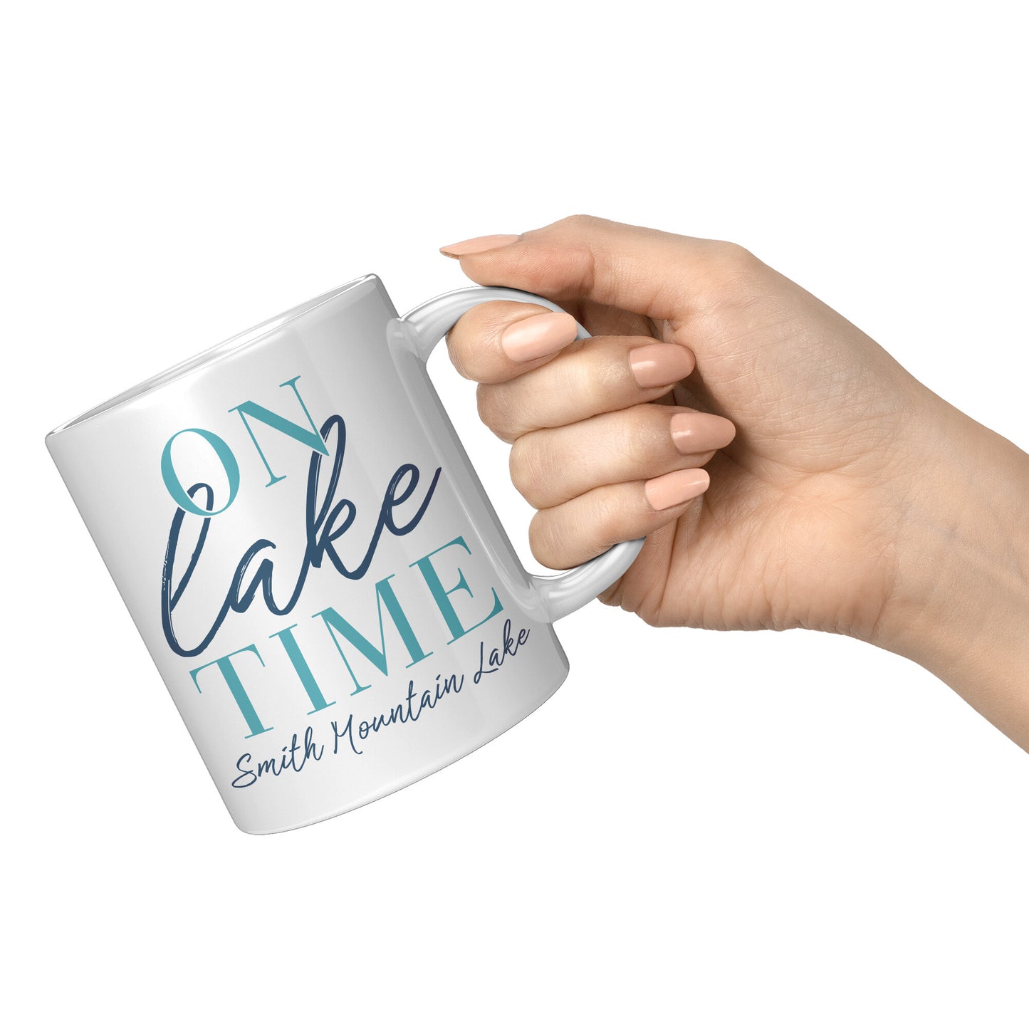 On Lake Time - Smith Mountain Lake, VA Custom Coffee Mug