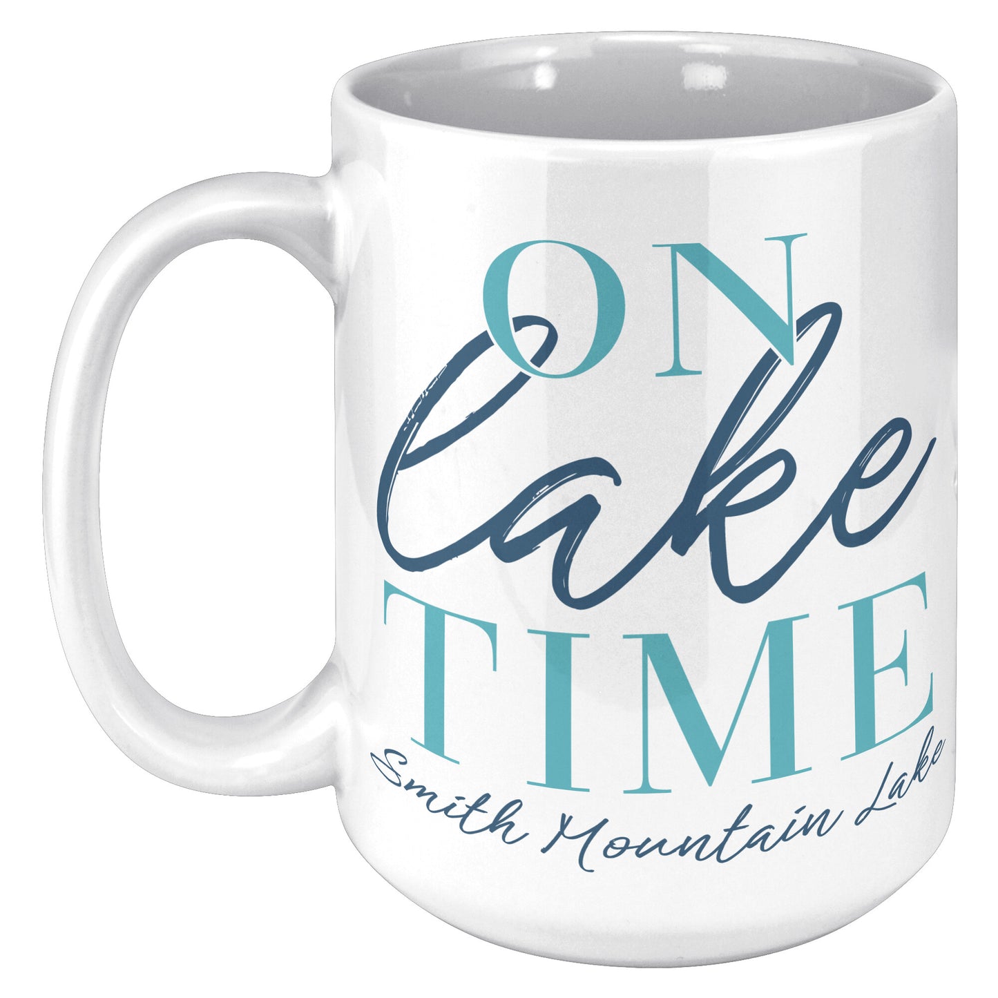 On Lake Time - Smith Mountain Lake, VA Custom Coffee Mug