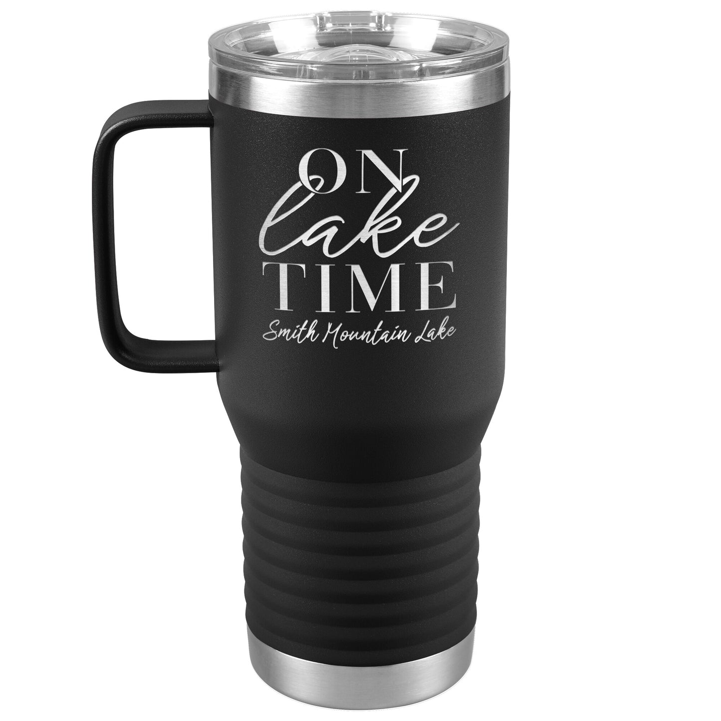 On Lake Time Smith Mountain Lake - Laser Etched Drink Tumbler