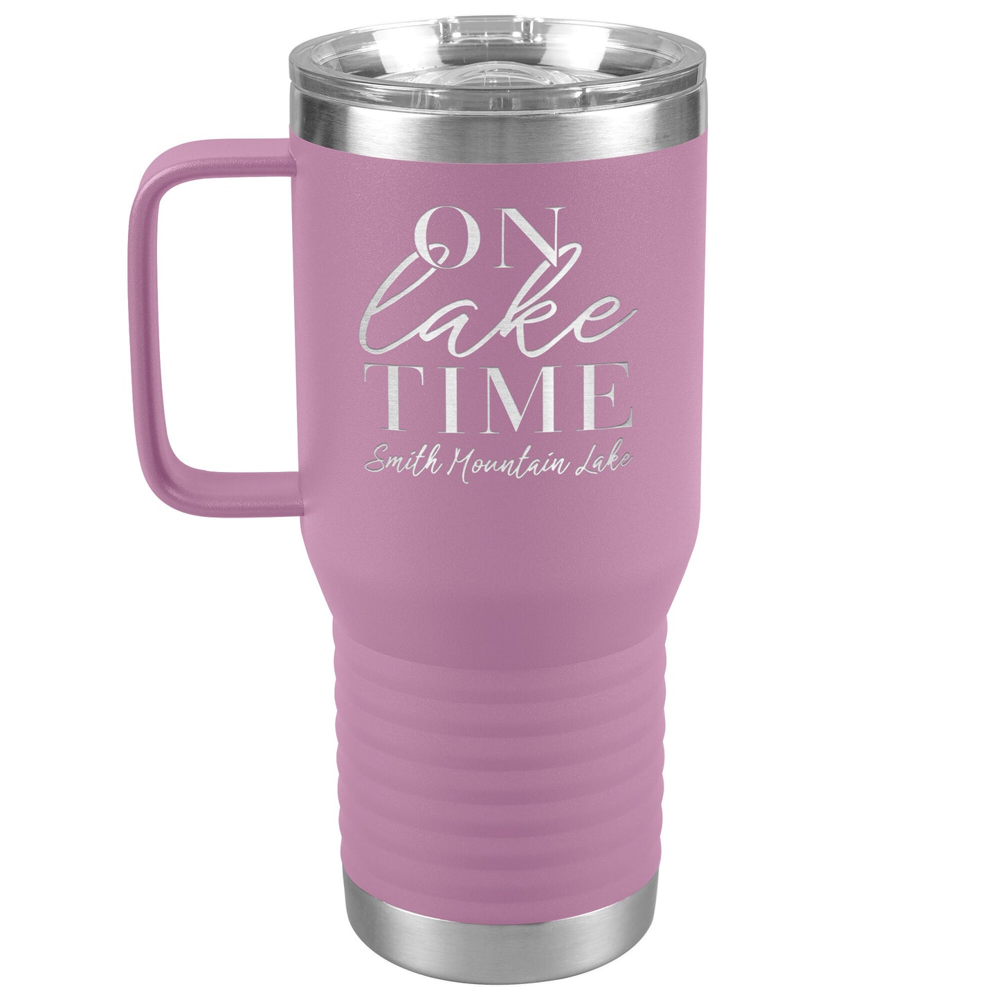 On Lake Time Smith Mountain Lake - Laser Etched Drink Tumbler