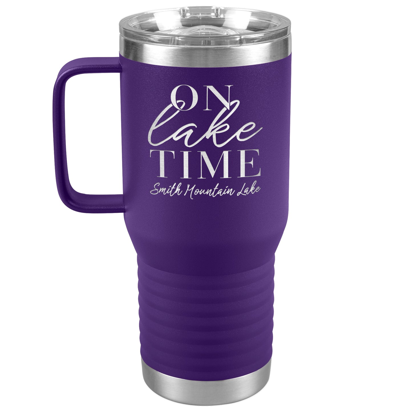 On Lake Time Smith Mountain Lake - Laser Etched Drink Tumbler