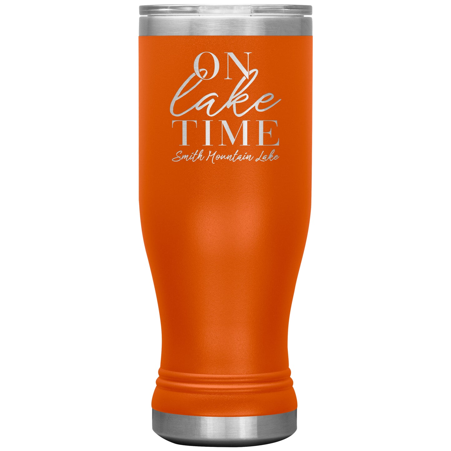 On Lake Time Smith Mountain Lake - Laser Etched Drink Tumbler