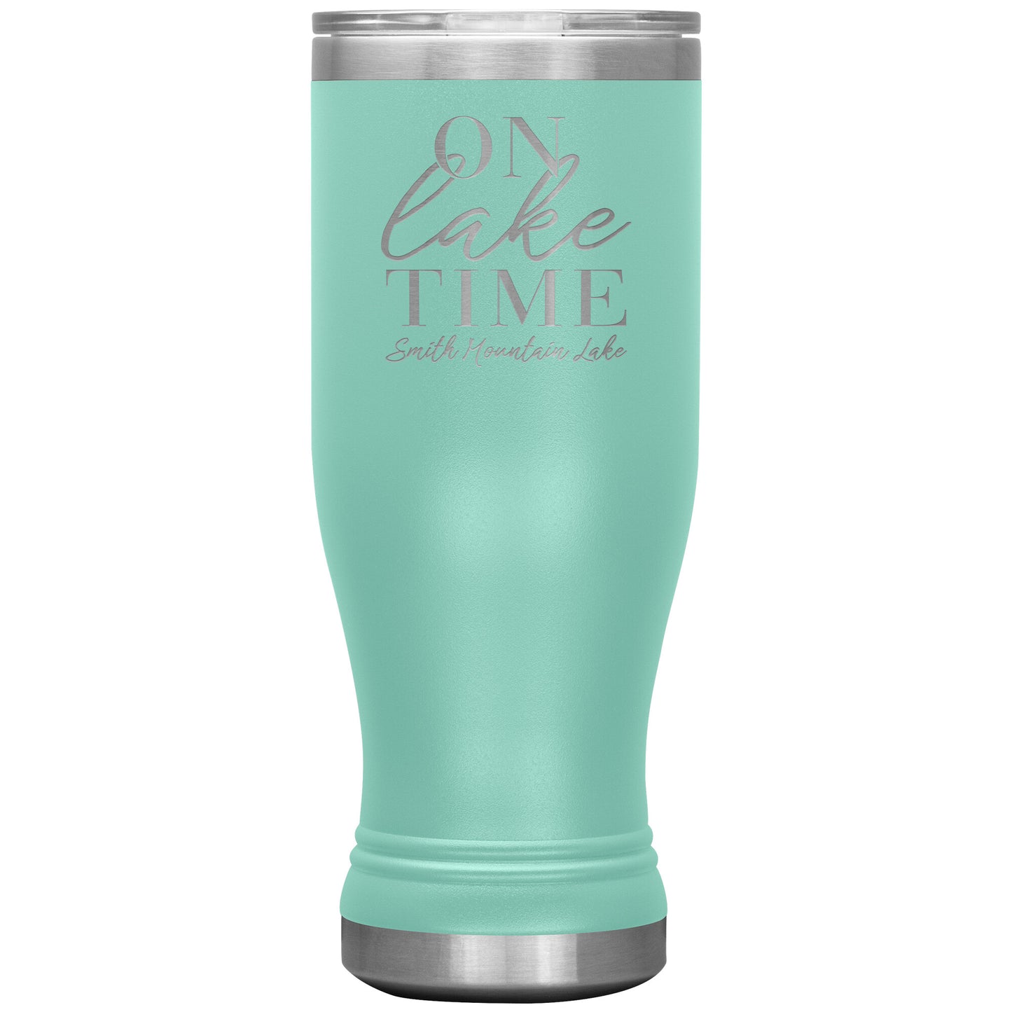 On Lake Time Smith Mountain Lake - Laser Etched Drink Tumbler