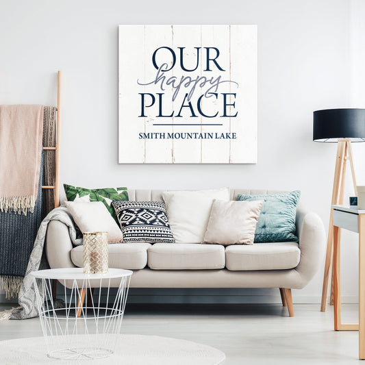 Our Happy Place - Custom Smith Mountain Lake House Home Decor
